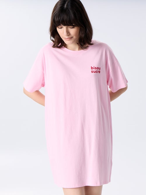 Camicia da notte in maglia jersey - Kiabi Camicia da notte in maglia jersey - Kiabi