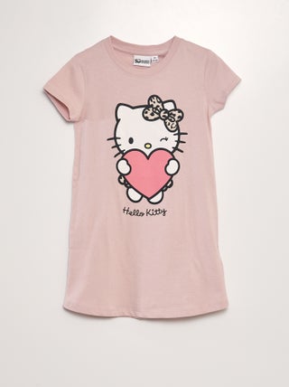 Camicia da notte in maglia jersey 'Hello Kitty'