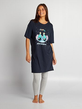 Camicia da notte + leggings 'Stitch' - Kiabi