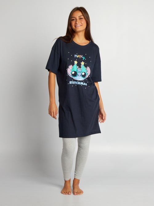 Camicia da notte + leggings 'Stitch' - Kiabi