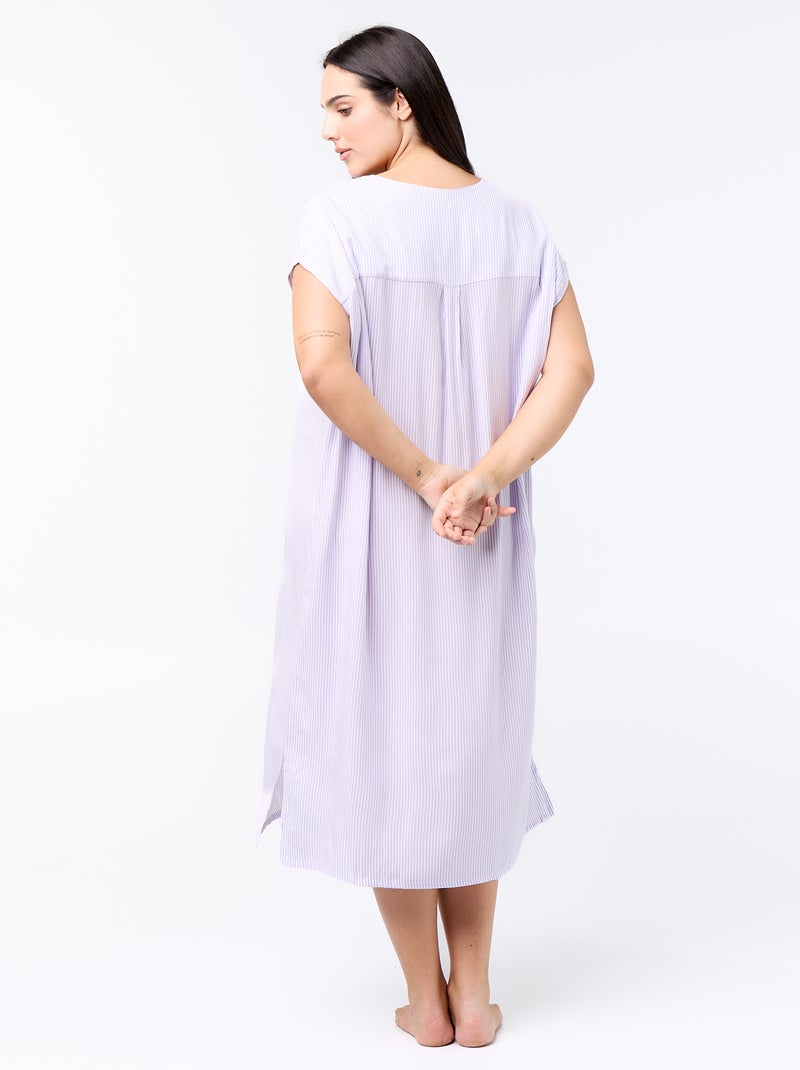Camicia da notte maternità 'Disney' Viola - Kiabi