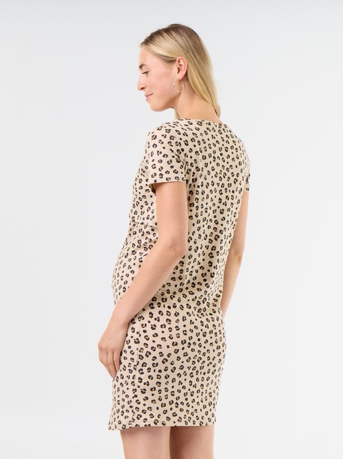 Camicia da notte per l'allattamento con scritta - Kiabi Camicia da notte per l'allattamento con scritta - Kiabi