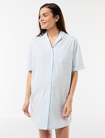 Camicia da notte premaman abbottonata