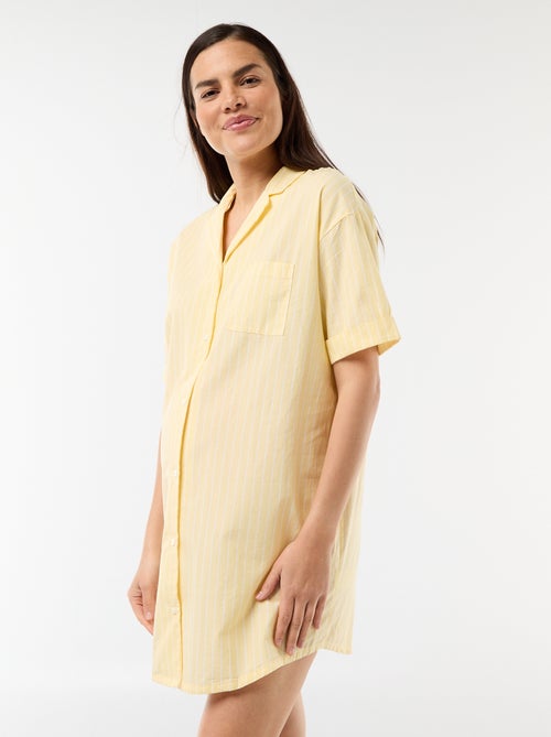 Camicia da notte premaman abbottonata - Kiabi
