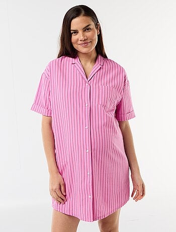 Camicia da notte premaman abbottonata