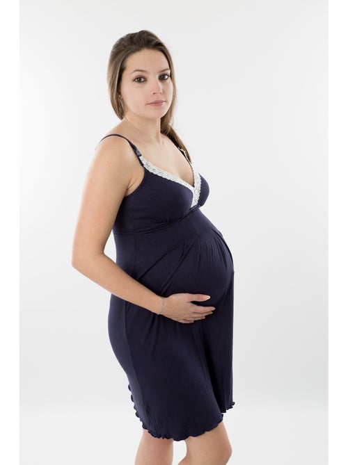 Camicia da notte premaman e allattamento IRIS 'Bogema' - Kiabi