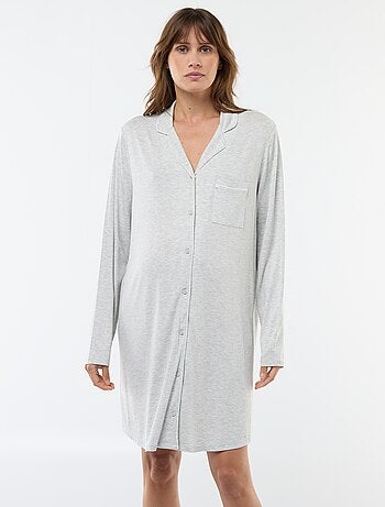 Camicia da notte premaman tinta unita