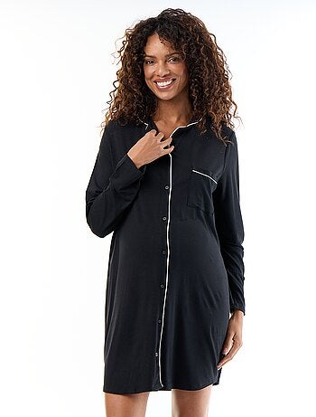 Camicia da notte premaman tinta unita