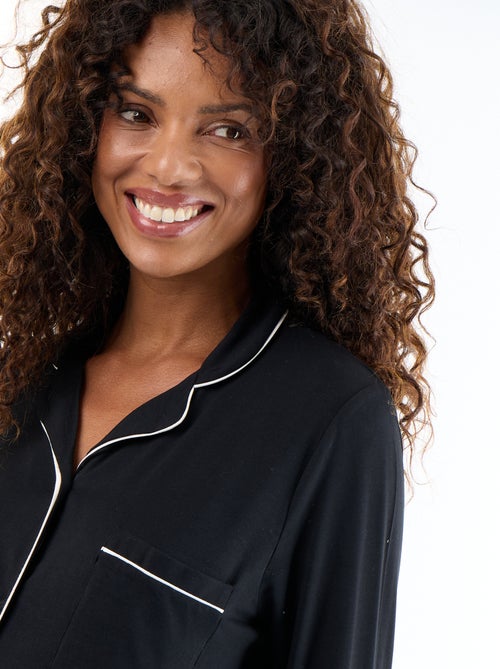 Camicia da notte premaman tinta unita - Kiabi