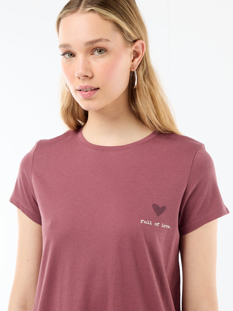 Camicia da notte Rosa - Kiabi