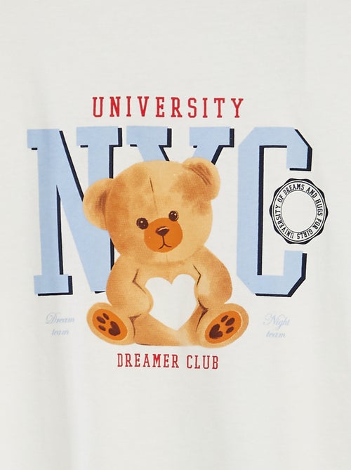 Camicia da notte stampata - Kiabi