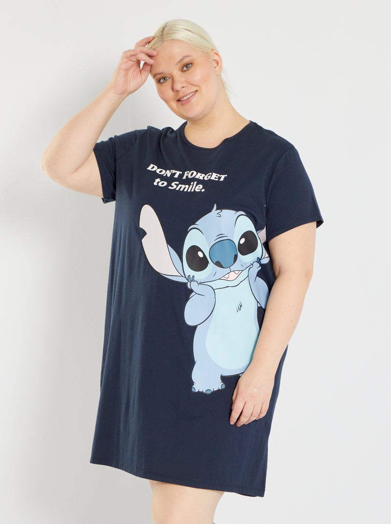 xixirimido Camicia da notte da donna con stampa a farfalla girocollo