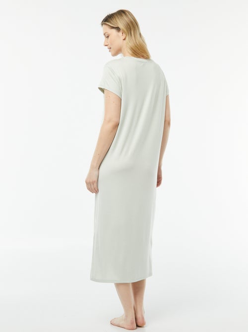 Camicia da notte taglio t-shirt morbida - Kiabi