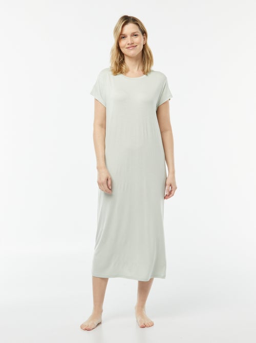 Camicia da notte taglio t-shirt morbida - Kiabi