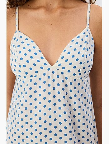 Camicia da notte vacation a pois penti