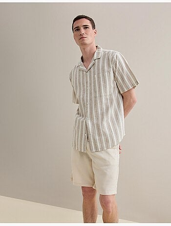 Camicia da resort con lino, MO Fashion