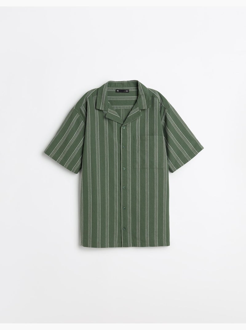 Camicia da resort con lino, MO Fashion Verde - Kiabi