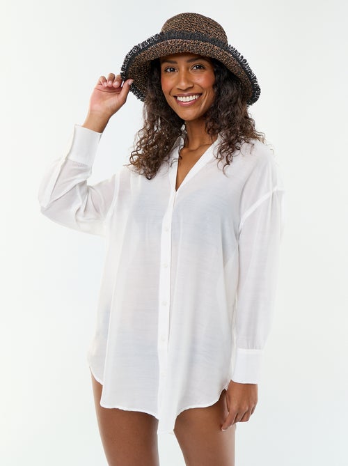 Camicia da spiaggia fluida stampata - Kiabi