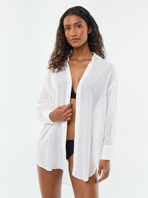 Camicia da spiaggia fluida stampata - Kiabi