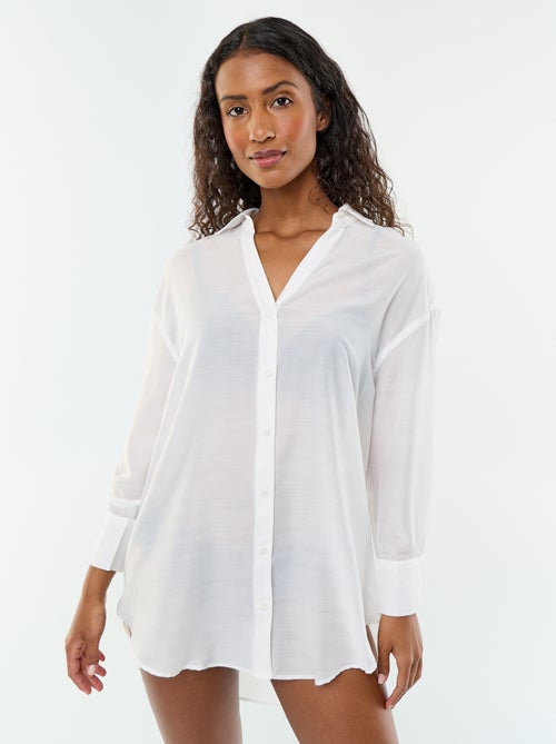 Camicia da spiaggia fluida stampata - Kiabi