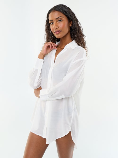 Camicia da spiaggia fluida stampata - Kiabi