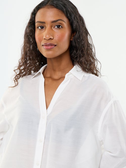 Camicia da spiaggia fluida stampata - Kiabi