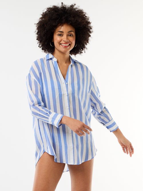 Camicia da spiaggia fluida stampata - Kiabi
