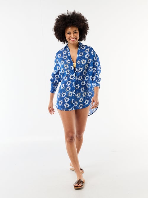 Camicia da spiaggia fluida stampata - Kiabi