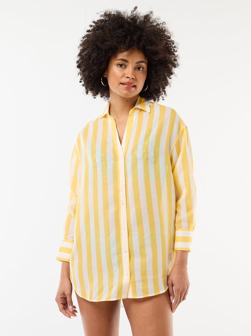 Camicia da spiaggia fluida stampata - Kiabi