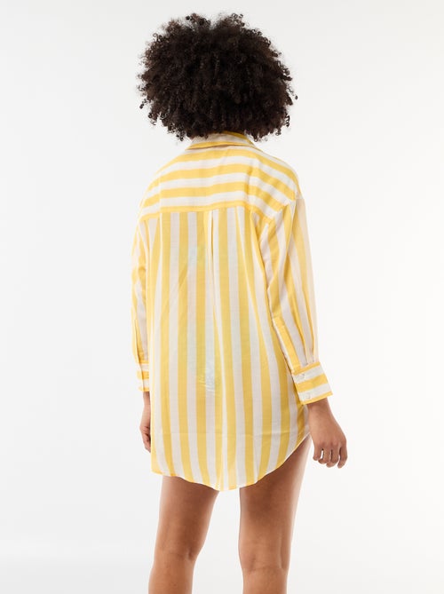 Camicia da spiaggia fluida stampata - Kiabi