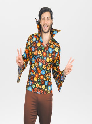 Camicia da travestimento Hippie
