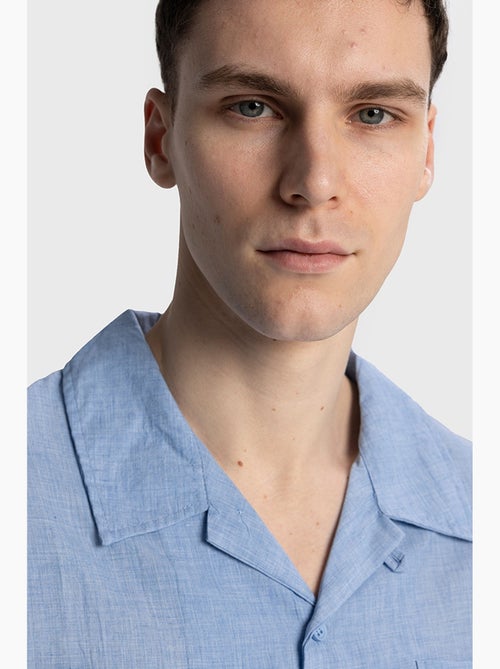 Camicia da uomo a maniche corte vestibilità rilassata giesto - Kiabi Camicia da uomo a maniche corte vestibilità rilassata giesto - Kiabi