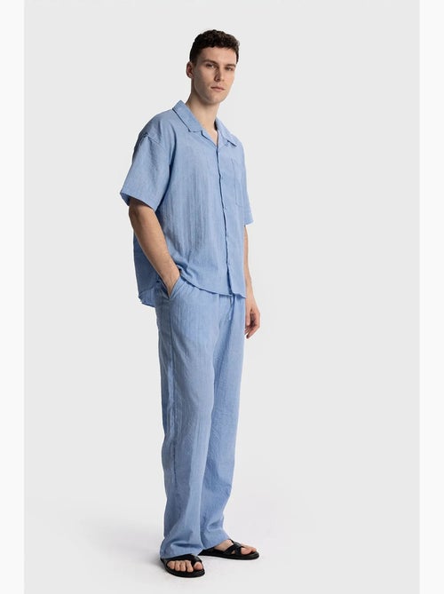 Camicia da uomo a maniche corte vestibilità rilassata giesto - Kiabi Camicia da uomo a maniche corte vestibilità rilassata giesto - Kiabi