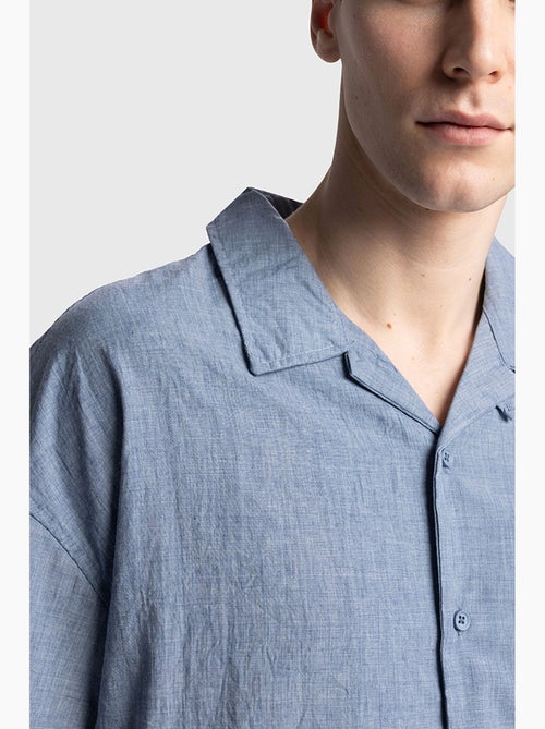 Camicia da uomo a maniche corte vestibilità rilassata giesto - Kiabi Camicia da uomo a maniche corte vestibilità rilassata giesto - Kiabi