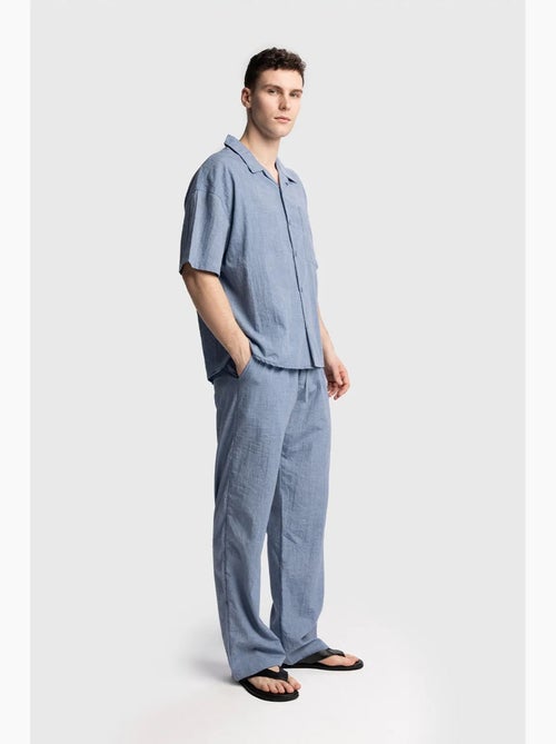 Camicia da uomo a maniche corte vestibilità rilassata giesto - Kiabi Camicia da uomo a maniche corte vestibilità rilassata giesto - Kiabi