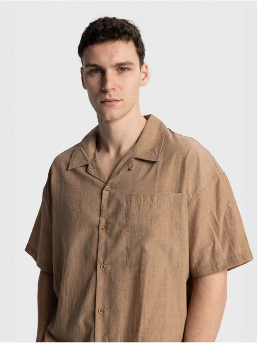 Camicia da uomo a maniche corte vestibilità rilassata giesto - Kiabi Camicia da uomo a maniche corte vestibilità rilassata giesto - Kiabi