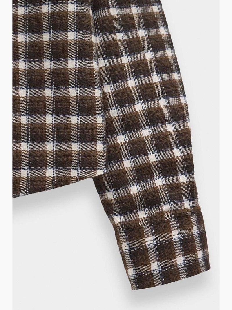 Camicia da uomo giesto Bianco Marrone - Kiabi