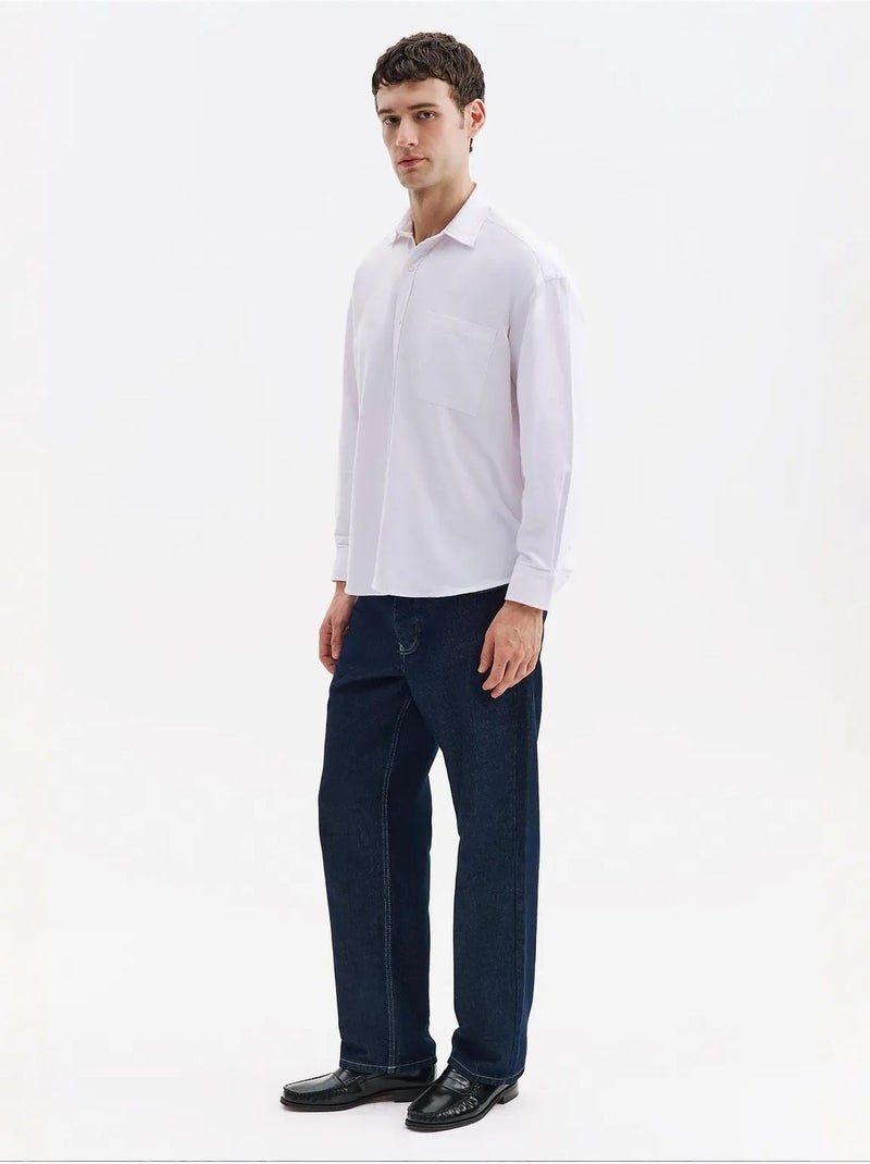 Camicia da uomo in cotone giesto Bianco - Kiabi
