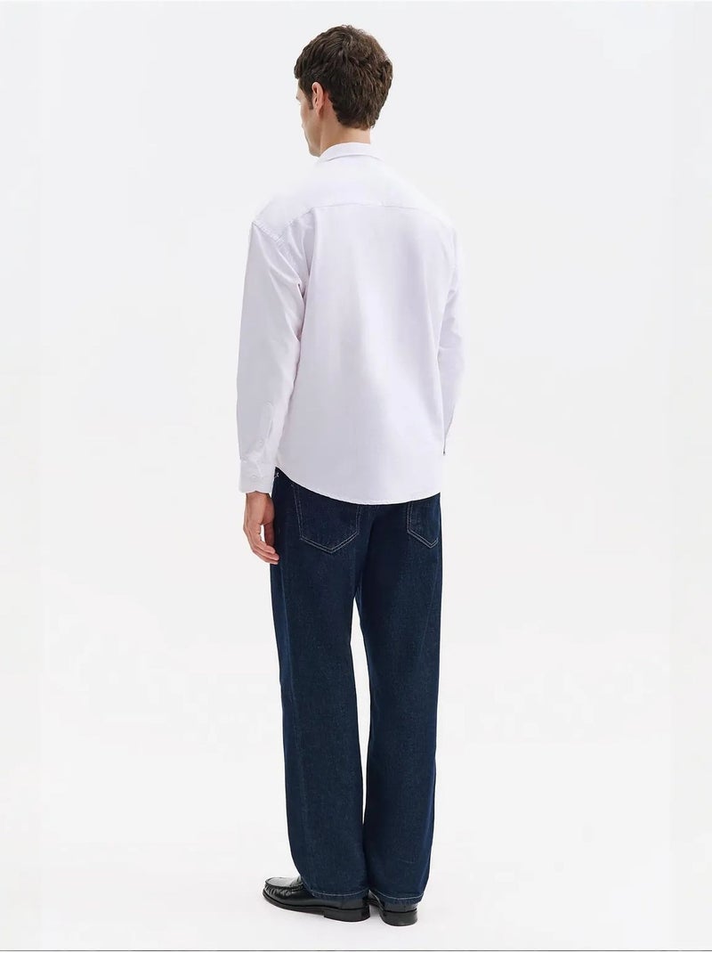 Camicia da uomo in cotone giesto Bianco - Kiabi