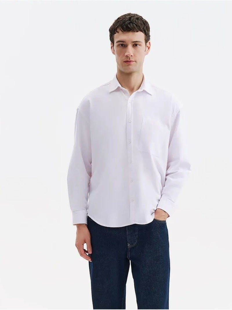 Camicia da uomo in cotone giesto Bianco - Kiabi