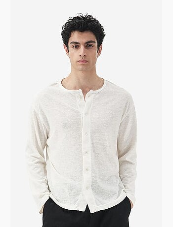 Camicia da uomo in cotone giesto