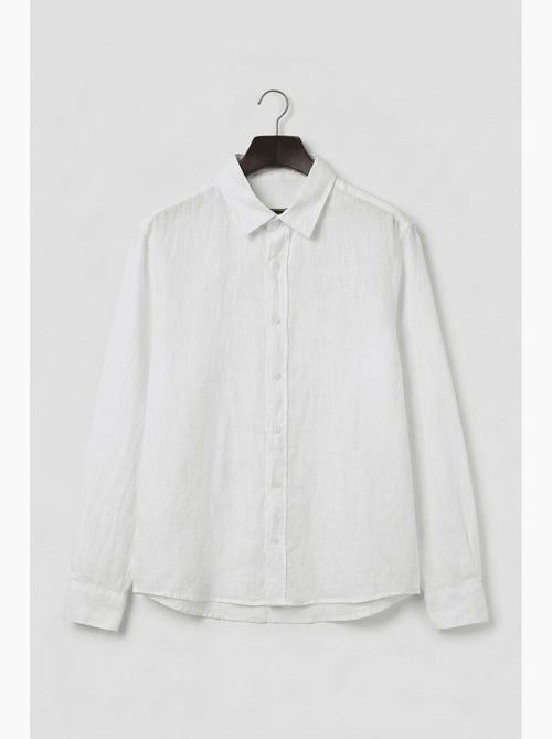 Camicia da uomo in misto cotone e lino a maniche lunghe giesto - Kiabi Camicia da uomo in misto cotone e lino a maniche lunghe giesto - Kiabi
