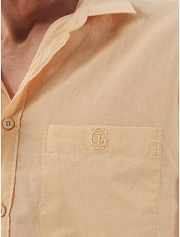 Camicia da uomo in popeline di cotone vestibilità regolare giesto