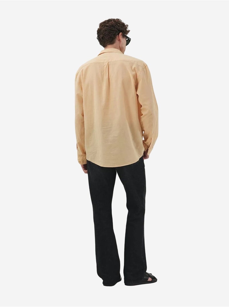 Camicia da uomo in popeline di cotone vestibilità regolare giesto Beige naturale - Kiabi
