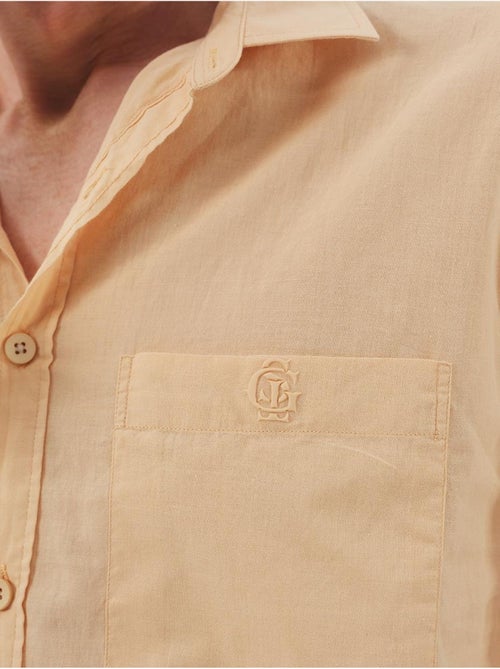 Camicia da uomo in popeline di cotone vestibilità regolare giesto - Kiabi Camicia da uomo in popeline di cotone vestibilità regolare giesto - Kiabi