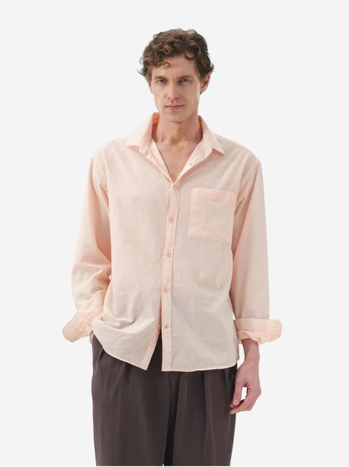Camicia da uomo in popeline di cotone vestibilità regolare giesto - Kiabi Camicia da uomo in popeline di cotone vestibilità regolare giesto - Kiabi
