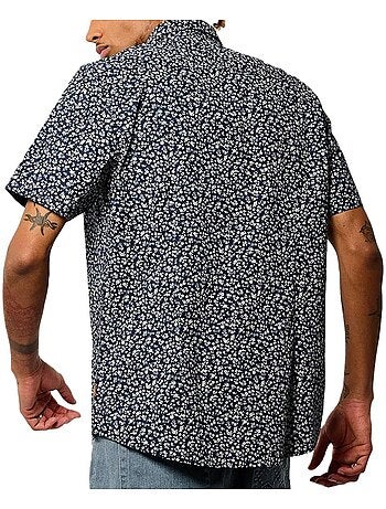 Camicia da Uomo Kaporal a Maniche Corte Stile Marino