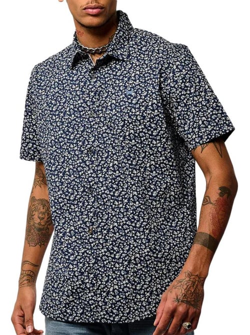 Camicia da Uomo Kaporal a Maniche Corte Stile Marino - Kiabi Camicia da Uomo Kaporal a Maniche Corte Stile Marino - Kiabi