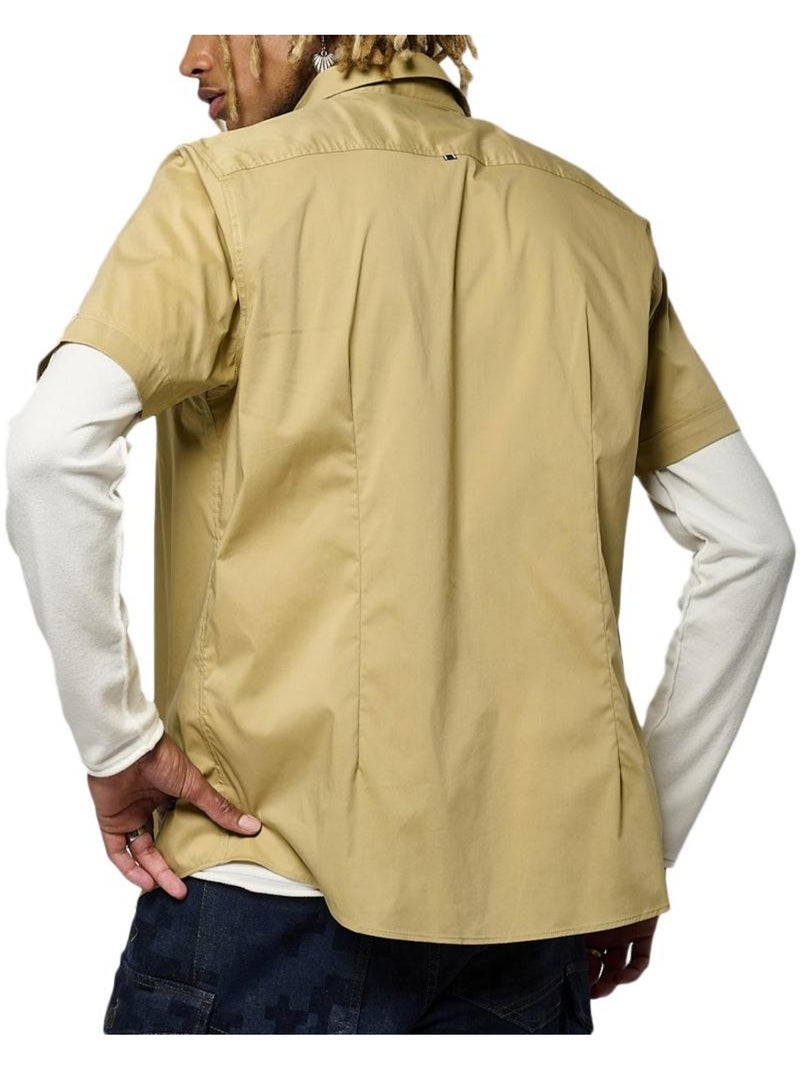 Camicia da Uomo Kaporal Beige - Kiabi