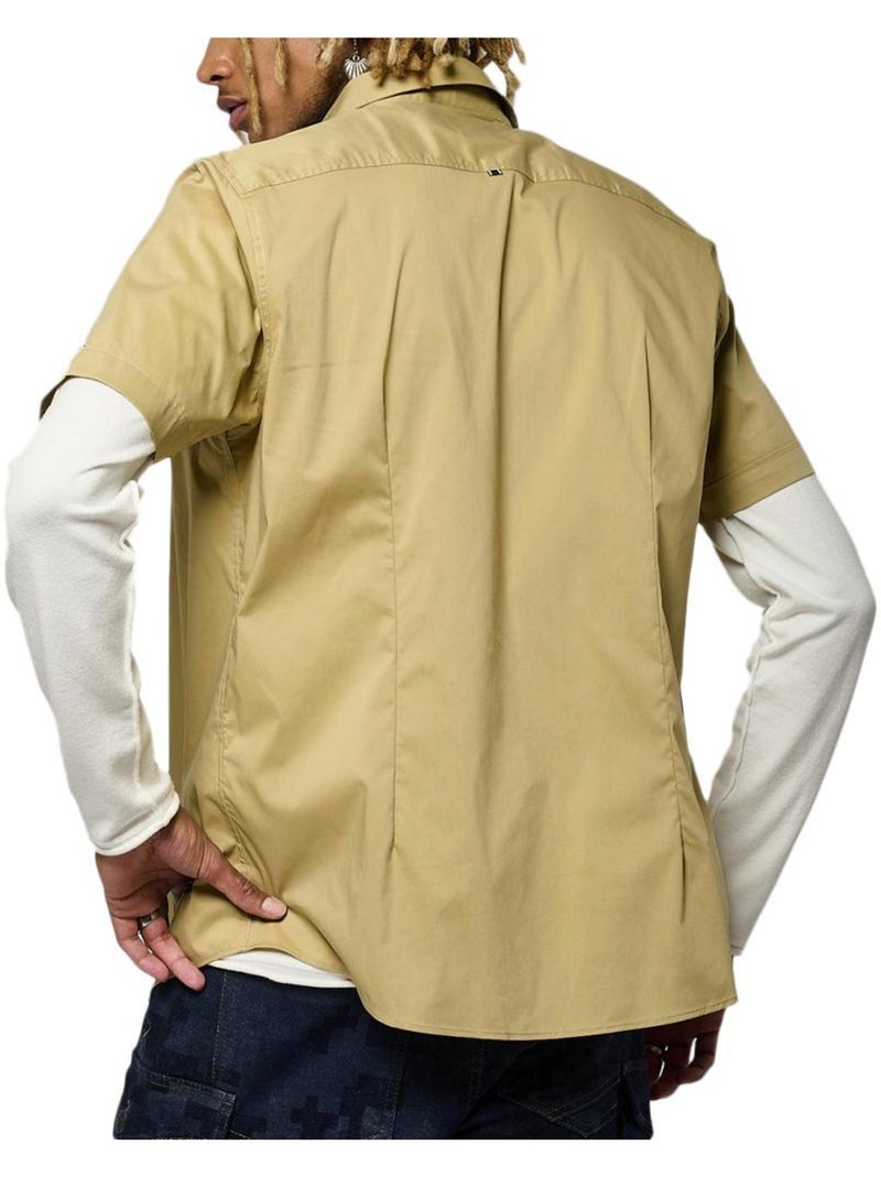 Camicia da Uomo Kaporal Beige - Kiabi